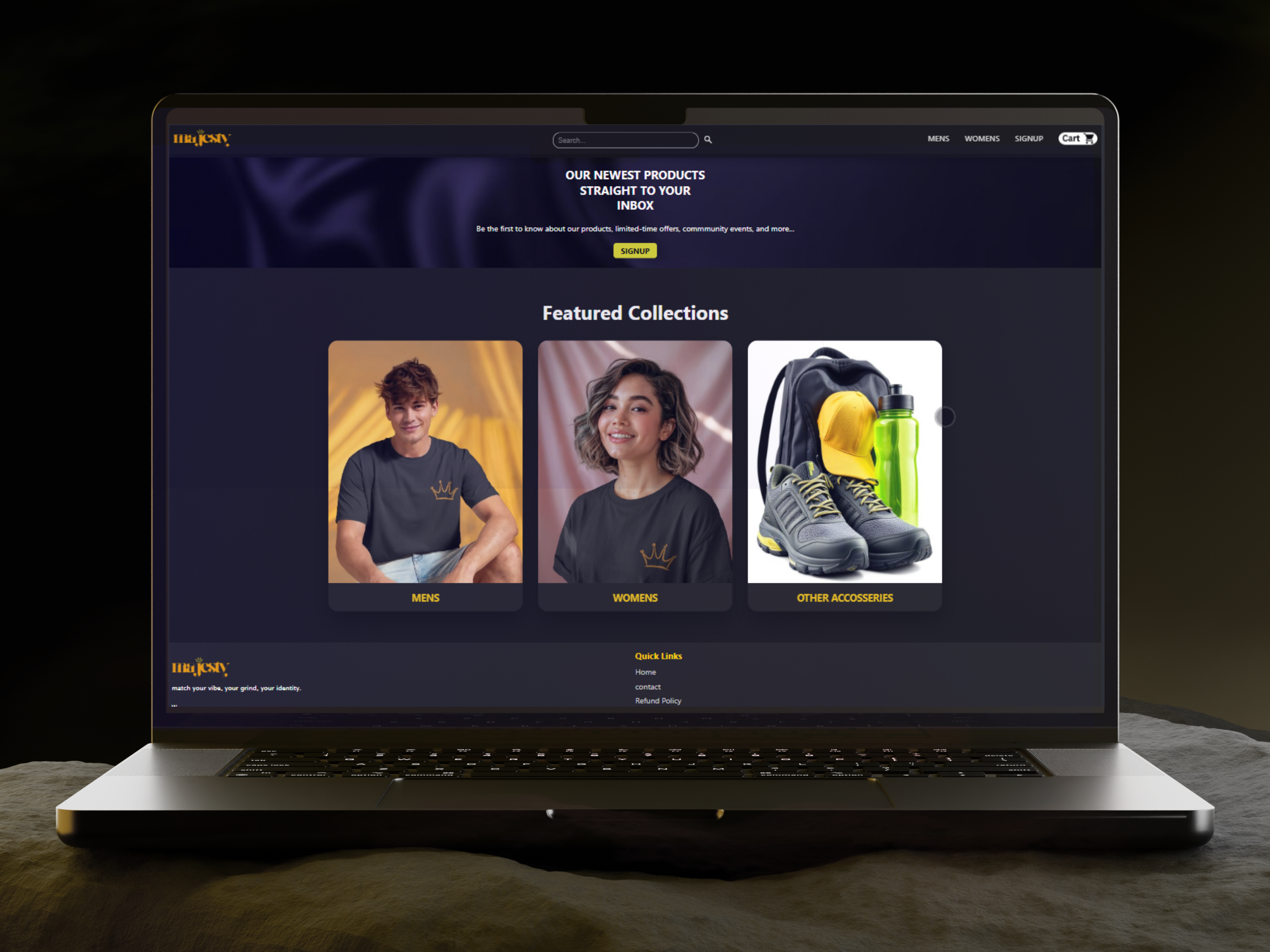 Homepage of Majesty